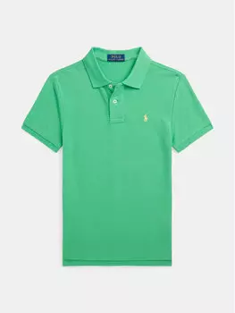 Рубашка-поло узкого кроя Polo Ralph Lauren, зеленый