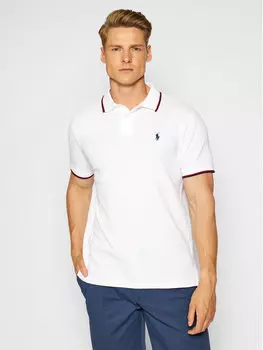 Рубашка-поло узкого кроя Polo Ralph Lauren, белый