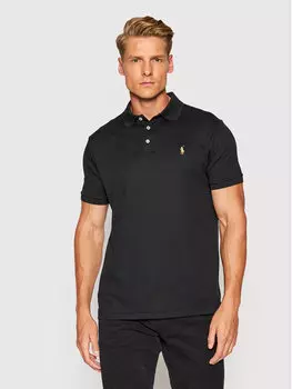Рубашка-поло узкого кроя Polo Ralph Lauren, черный