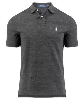 Рубашка-Поло узкого кроя Polo Ralph Lauren, черный