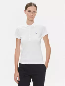 Рубашка-Поло узкого кроя Polo Ralph Lauren, белый