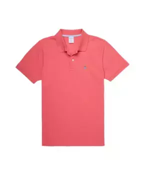 Рубашка поло узкого кроя с короткими рукавами и пиками Brooks Brothers, розовый