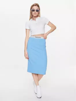 Рубашка-поло узкого кроя Tommy Jeans, белый