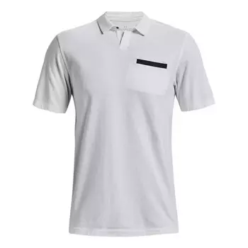 Рубашка поло vanish snap polo shirt 'white' Under Armour, белый