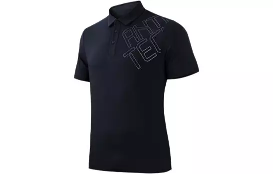 Рубашка поло Variety Training Collection для мужчин, черная Anta, черный