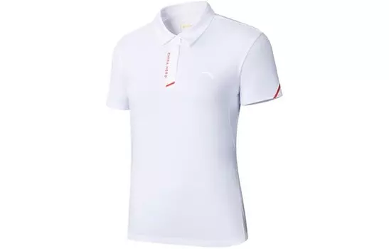 Рубашка поло Variety Training Collection женская, снежинка, белая Anta