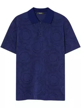 Рубашка поло Versace Barocco, синий