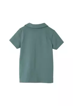 Рубашка поло Vertbaudet, зеленый