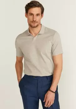 Рубашка-поло VINCENT Blck, цвет greige mel