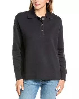 Рубашка поло Винс Vince, черный