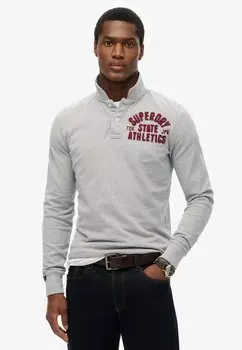 Рубашка поло VINTAGE ATHLETIC - Long sleeved top Superdry, серый