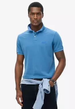 Рубашка поло VINTAGE Superdry, синий