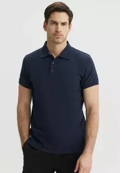 Рубашка поло VISTULA, темно-синий