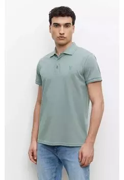 Рубашка поло VISTULA, зеленый