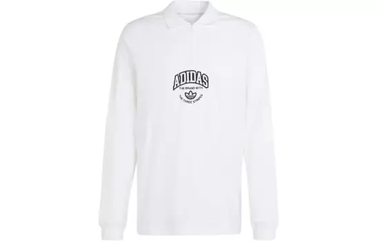Рубашка поло VRCT мужская белая Adidas Originals, белый