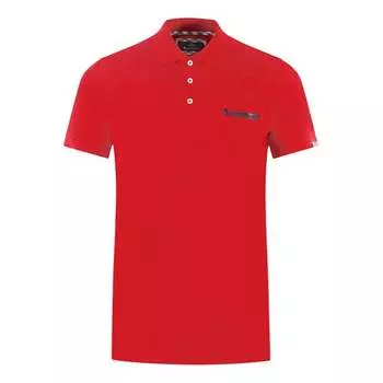 Рубашка-Поло в коробочке с логотипом Aquascutum, красный