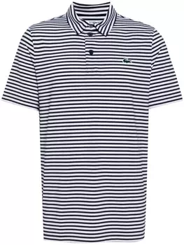 Рубашка поло в полоску Lacoste, черный