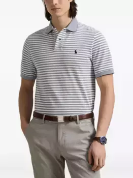 Рубашка поло в полоску POLO RALPH LAUREN, серый