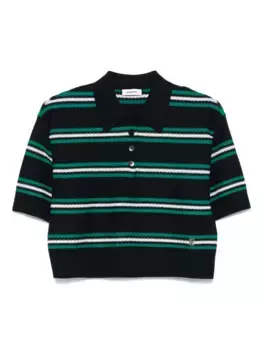 Рубашка поло в полоску SANDRO, синий