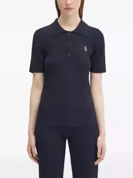 Рубашка поло в рубчик Sporty & Rich, синий