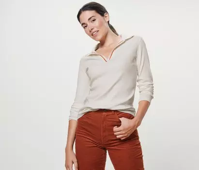 Рубашка-поло в рубчик Tchibo