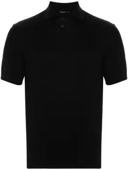 Рубашка поло в рубчик Transit, черный