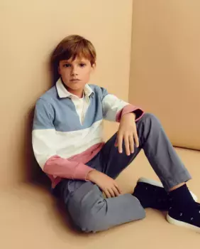 Рубашка поло в стиле колор-блок для мальчиков Coconut El Corte Ingls, многоцветный