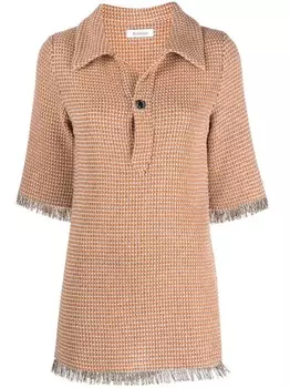 Рубашка поло в технике кроше Rodebjer, оранжевый