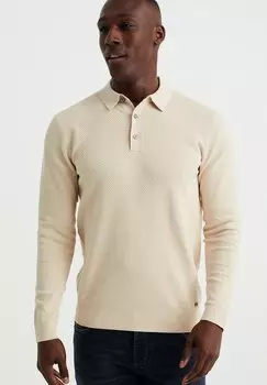 Рубашка-поло WE Fashion, белая