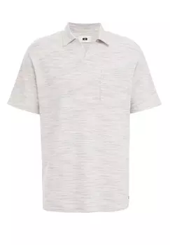 Рубашка-поло WE Fashion, бежевая