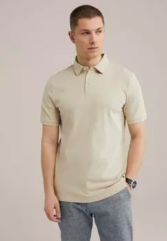 Рубашка поло WE Fashion, бежевый
