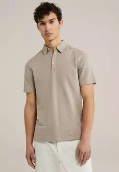 Рубашка поло WE Fashion, бежевый