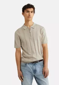 Рубашка поло WE Fashion, бежевый