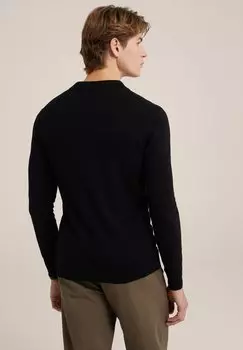 Рубашка-поло WE Fashion, черная