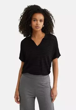 Рубашка поло WE Fashion, черный