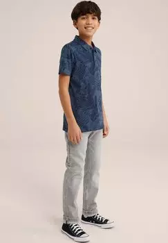 Рубашка-поло WE Fashion, цвет blue