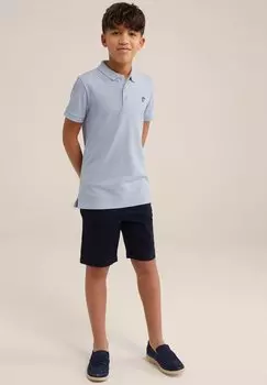 Рубашка-поло WE Fashion, цвет blue