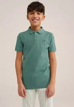 Рубашка-поло WE Fashion, цвет green