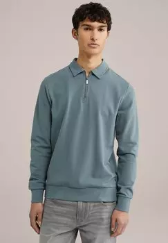 Рубашка поло WE Fashion, деним