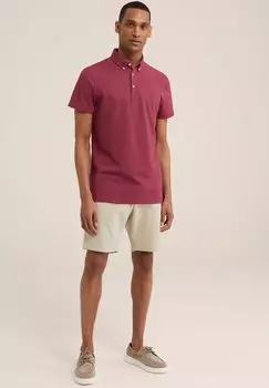 Рубашка-поло WE Fashion, ред