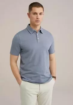 Рубашка поло WE Fashion, сине-серый