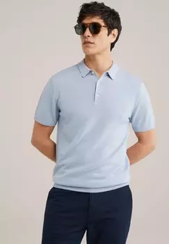 Рубашка поло WE Fashion, синий