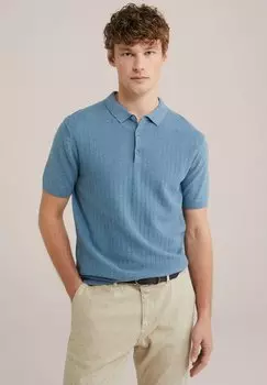 Рубашка поло WE Fashion, синий