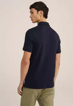 Рубашка-поло WE Fashion, синяя