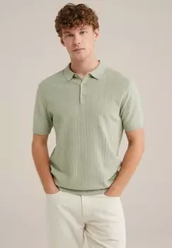 Рубашка поло WE Fashion, светло-зеленый