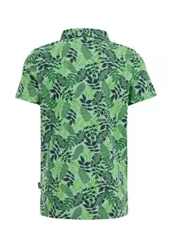 Рубашка-поло WE Fashion, зеленая