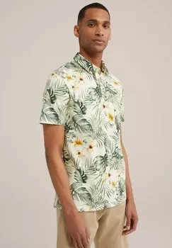 Рубашка-поло WE Fashion, зеленая