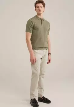 Рубашка-поло WE Fashion, зеленая