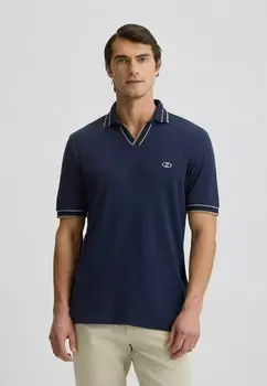 Рубашка поло WITH CUBAN COLLAR LIU JO, синий
