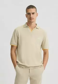 Рубашка поло WITH CUBAN COLLAR LIU JO, бежевый